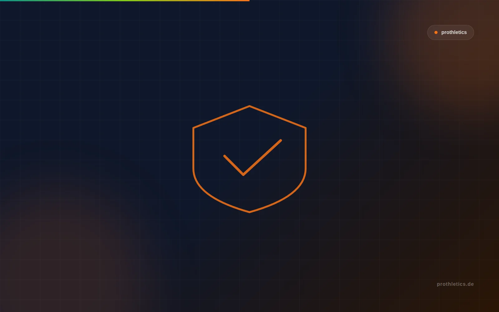 Shield silhouette in orange – symbolizes legal protection
